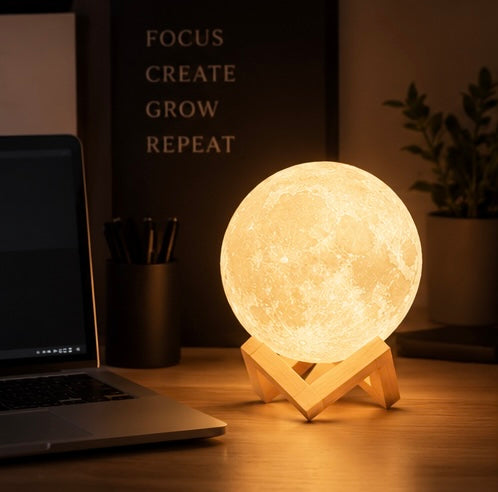 3D Aesthetic Moon Lamp